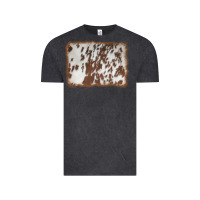 Vintage Black cowhide background Vintage Tee - AdoDesignShop