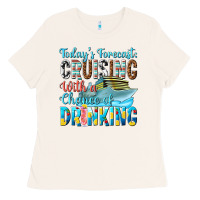 Bone todays forecast  cruising with a chance of drinkin Ladies Tee - texasbilliewilder