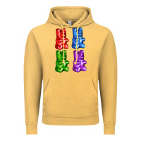 Vintage Mustard jellybear Vintage Hoodie - AdoDesignShop