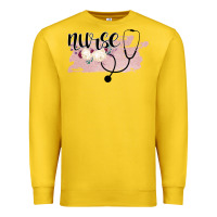 Lemon Nurse Floral Premium Sweatshirt - Bettercallsaul