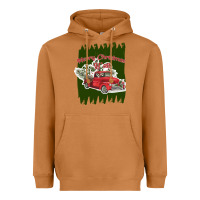 Merry Christmas Y'all Truck Heavyweight Hoodie | Teevron