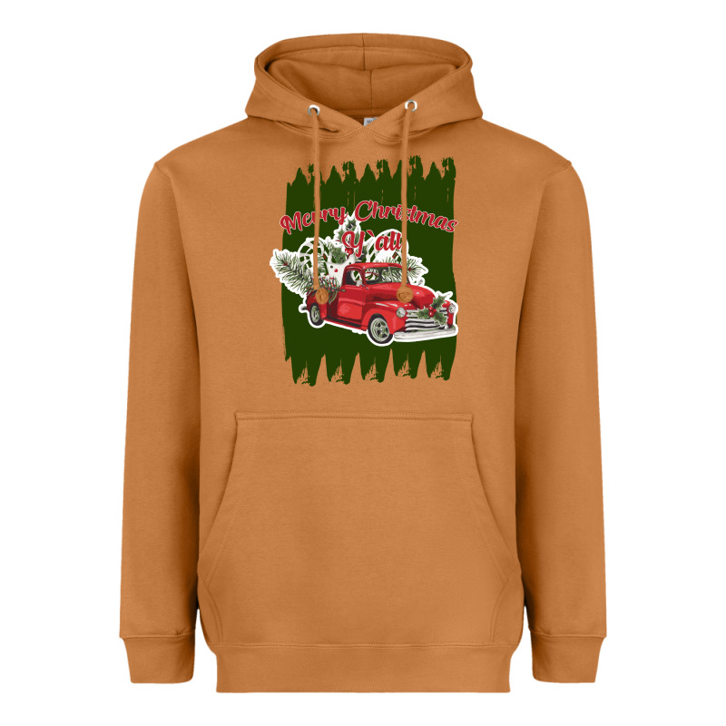 Merry Christmas Y'all Truck Heavyweight Hoodie by Bettercallsaul | Teevron