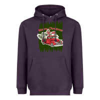 Plum merry christmas y'all truck Heavyweight Hoodie - Bettercallsaul