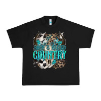 Black born  raised country Urban Heavy Tee - NancyCooperArtShop