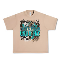 Burro born  raised country Urban Heavy Tee - NancyCooperArtShop