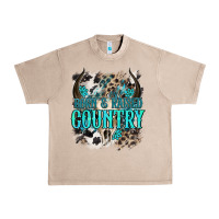 French Oak born  raised country Urban Heavy Tee - NancyCooperArtShop