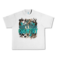 Lunar Rock born  raised country Urban Heavy Tee - NancyCooperArtShop