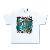 White born  raised country Urban Heavy Tee - NancyCooperArtShop