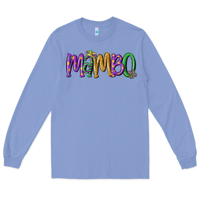 Mardi Gras Mambo Long Sleeve Tee by MaliasSmallBusiness | Teevron