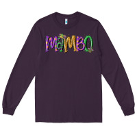 Plum mardi gras mambo Long Sleeve Tee - MaliasSmallBusiness