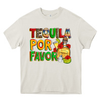 Cream tequila por favor Heavy Core Tee - Zillion Design Studio