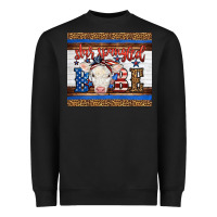 Black Western Star Spangled Baby Cow Heavyweight Sweatshirt - LillyAllenDesigns
