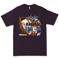 Plum livin' that baseball mom life Premium Tee - Zillion Design Studio