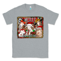 Heather Grey merry christmas goats Classic Tee - Jasminsmagicworld