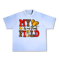 Grape Ice my heart is on that field softball Urban Heavy Tee - AdoDesignShop