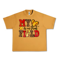 Peanut Butter my heart is on that field softball Urban Heavy Tee - AdoDesignShop