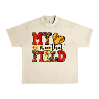 Sandshell my heart is on that field softball Urban Heavy Tee - AdoDesignShop