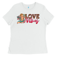 White love vibes cupid Ladies Tee - RanaPortraitStore