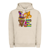 Mardi Gras Love Olivia Urban Hoodie | Teevron