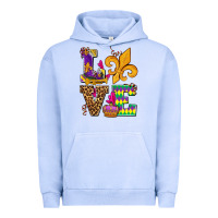 Pigment Grape Ice mardi gras love olivia Urban Hoodie - OliviaCreatesArt
