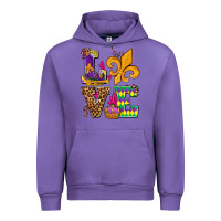 Tulip mardi gras love olivia Urban Hoodie - OliviaCreatesArt