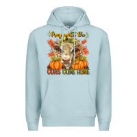 Blue Mist Pray Till The Cows Come Home Premium Hoodie - texasbilliewilder