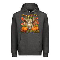 Charcoal Heather Pray Till The Cows Come Home Premium Hoodie - texasbilliewilder