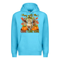 Ocean Blue Pray Till The Cows Come Home Premium Hoodie - texasbilliewilder