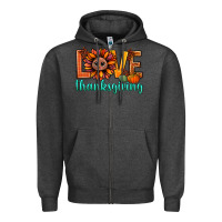 Charcoal Heather love thanksgiving bbs Zipper Hoodie - BundleAndBundleShop
