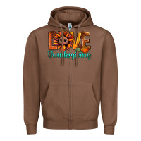 Chestnut love thanksgiving bbs Zipper Hoodie - BundleAndBundleShop