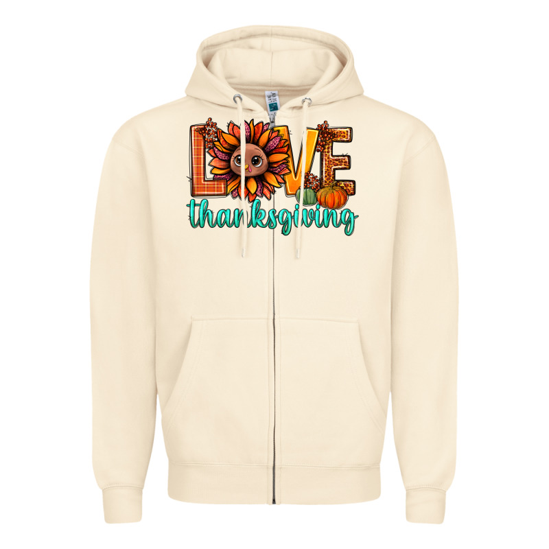 Love Thanksgiving Bbs Zipper Hoodie by BundleAndBundleShop | Teevron