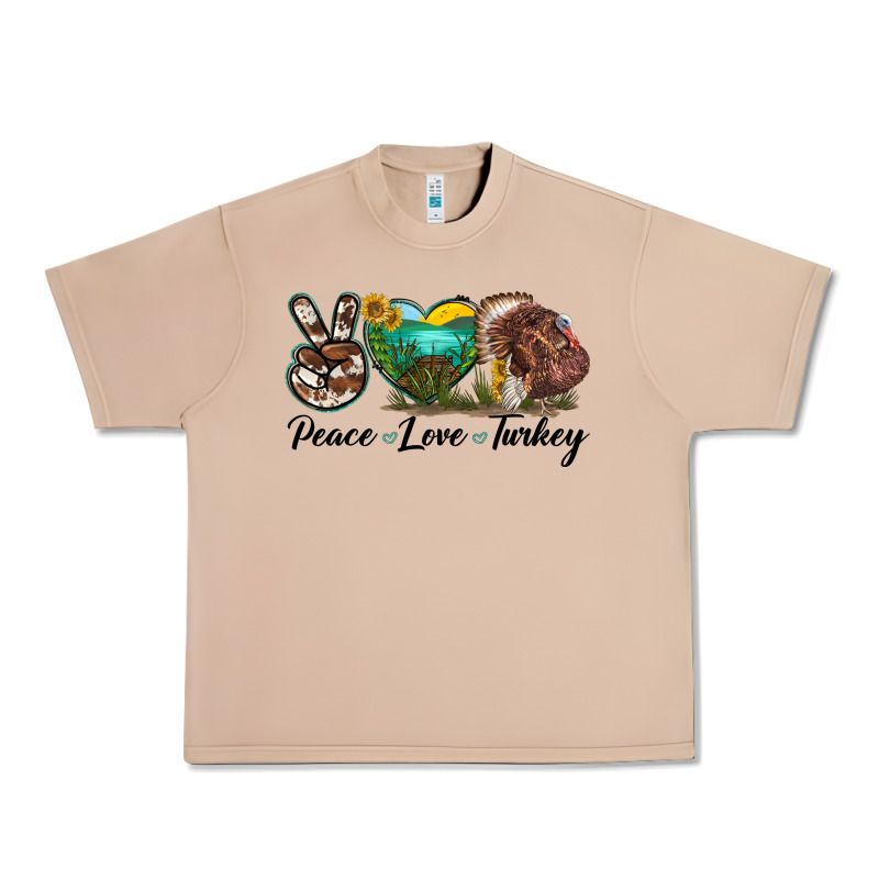 Peace Love Turkey Urban Heavy Tee by LillyAllenDesigns | Teevron
