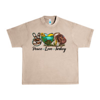 French Oak peace love turkey Urban Heavy Tee - LillyAllenDesigns