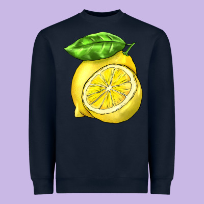Lemon Heavyweight Sweatshirt Designed By Barkaloodesign