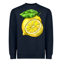 Navy lemon Heavyweight Sweatshirt - BarkalooDesign
