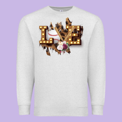 Love Softball Premium Sweatshirt Designed By Bettercallsaul