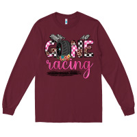 Burgundy gone racing Long Sleeve Tee - JahusDesignShop