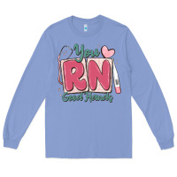 Colony Blue you rn good hands registered nurse Long Sleeve Tee - MaliasSmallBusiness