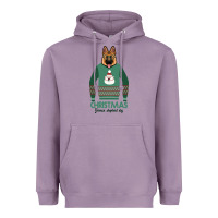 Lavender German shepherd dog Christmas Heavyweight Hoodie - Bettercallsaul