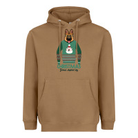 Toasted Coconut German shepherd dog Christmas Heavyweight Hoodie - Bettercallsaul