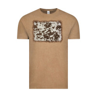 Vintage Coffee cowhide background Vintage Tee - AdoDesignShop