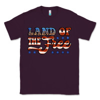 Plum land of the free america Classic Tee - Jasminsmagicworld