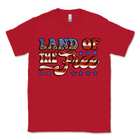 Red land of the free america Classic Tee - Jasminsmagicworld