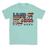 Seafoam land of the free america Classic Tee - Jasminsmagicworld