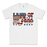 White land of the free america Classic Tee - Jasminsmagicworld