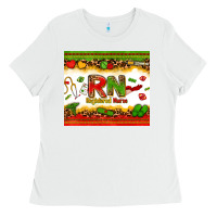White registered nurse juneteenth Ladies Tee - Zillion Design Studio