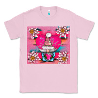 Bubblegum Pink v.d gnome and lotus tumbler Classic Tee - AdoDesignShop