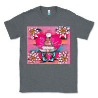 Charcoal Heather v.d gnome and lotus tumbler Classic Tee - AdoDesignShop