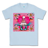 Dusty Blue v.d gnome and lotus tumbler Classic Tee - AdoDesignShop