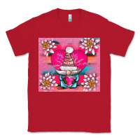 Red v.d gnome and lotus tumbler Classic Tee - AdoDesignShop